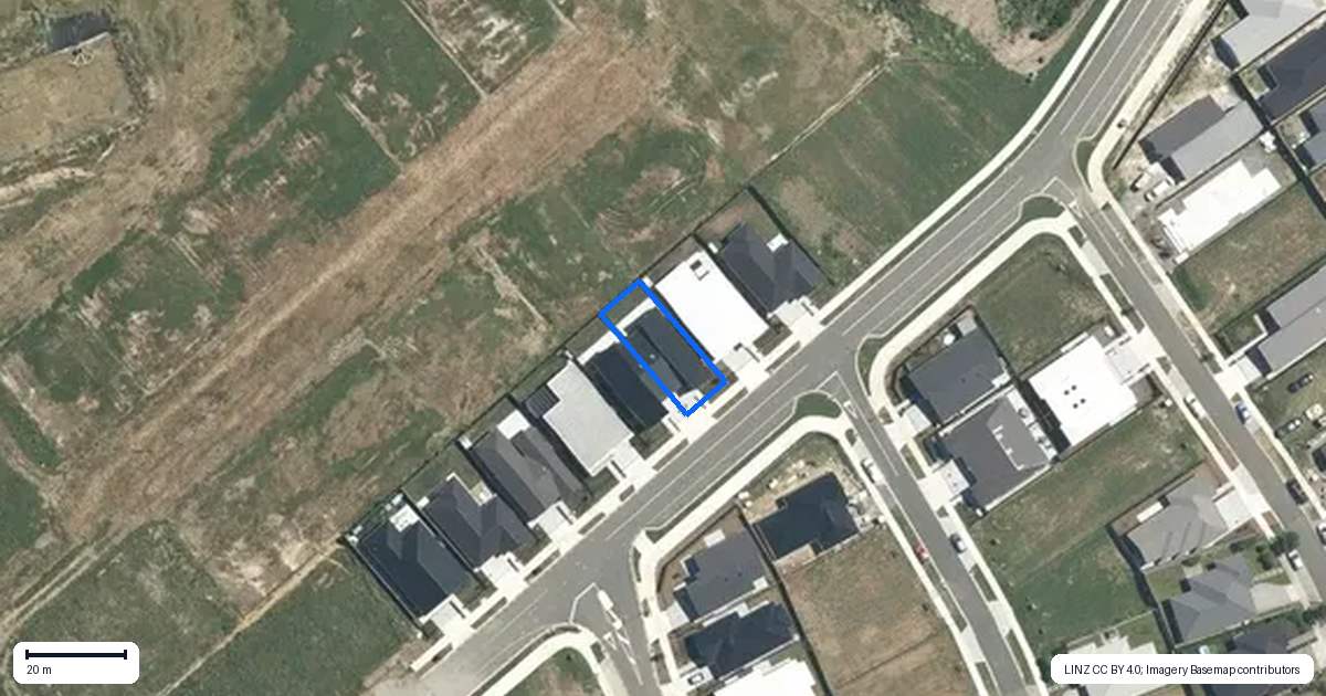 Property context map for 71 Marsh Avenue, Morrinsville