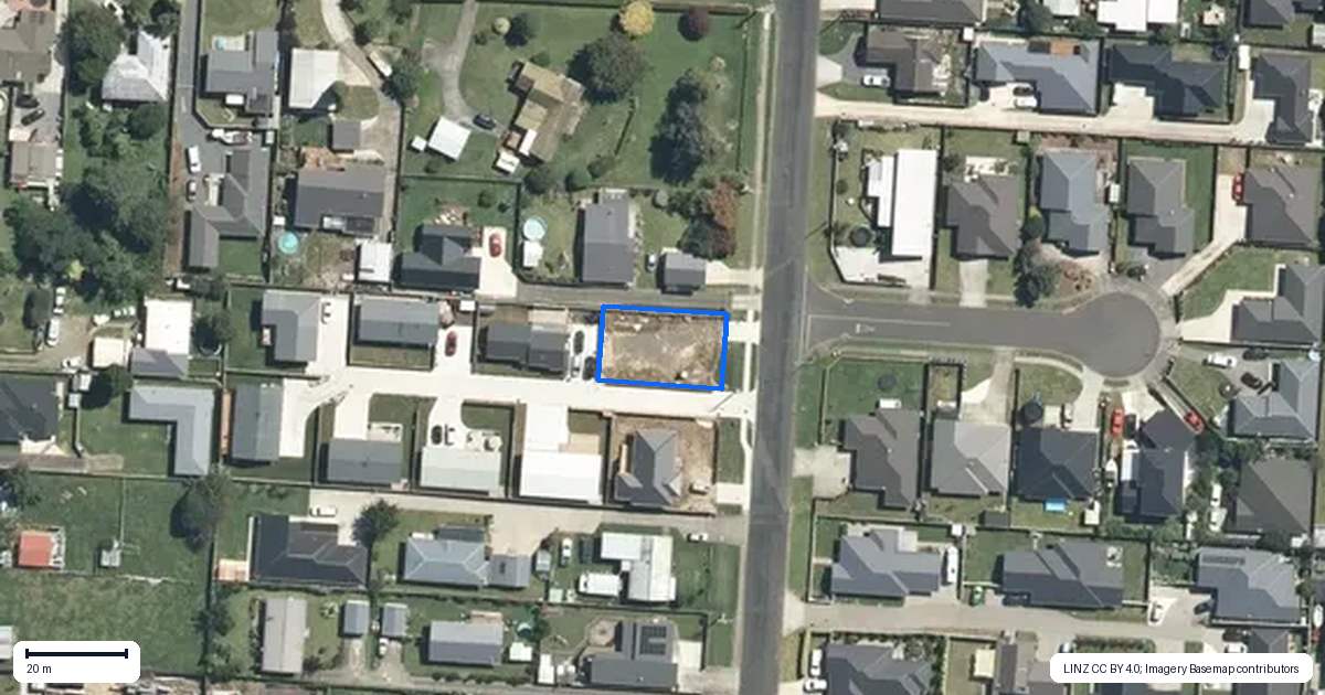 Property context map for 16 Walmsley Street, Kihikihi, Te Awamutu