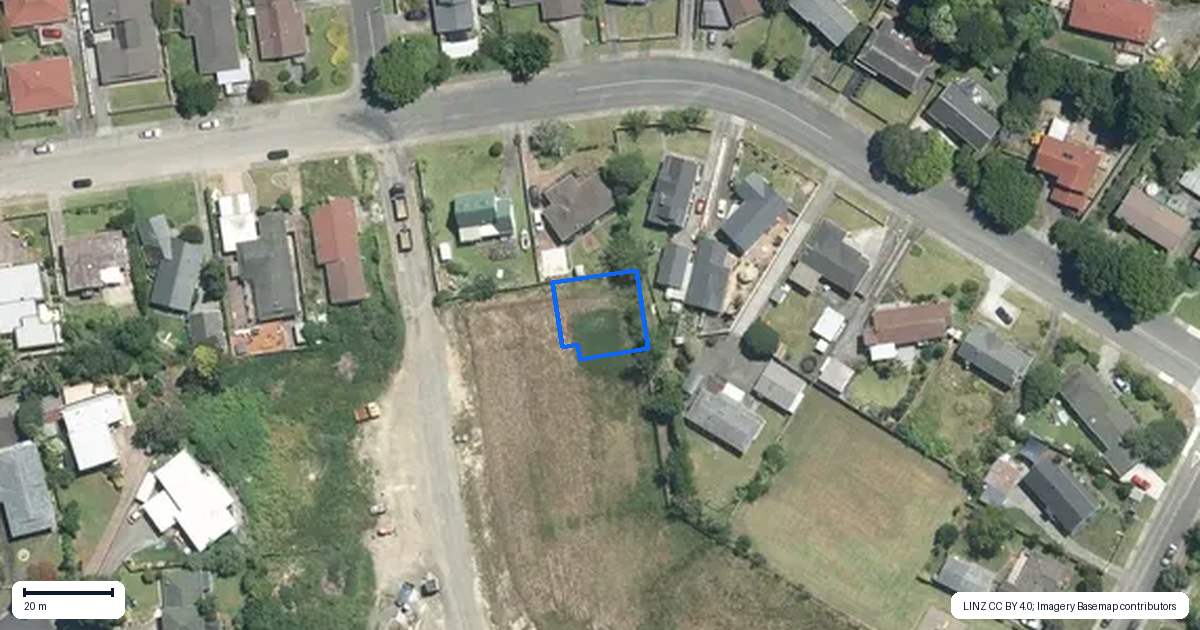 Property context map for 6 Furlough Road, Opaheke, Papakura