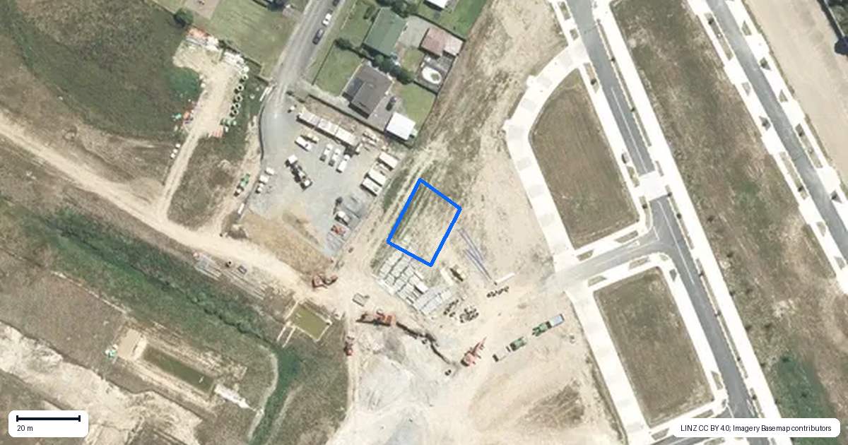 Property context map for 16 Keryn Place, Opaheke, Papakura