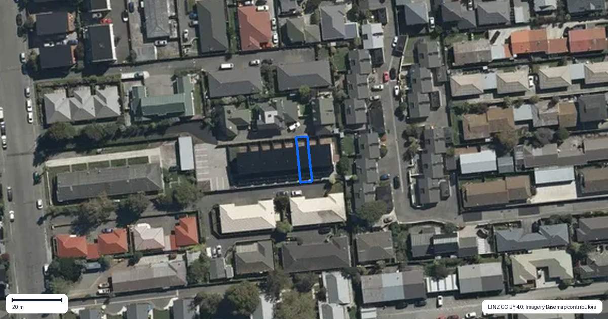 Property context map for 6/46B Division Street, Riccarton, Christchurch