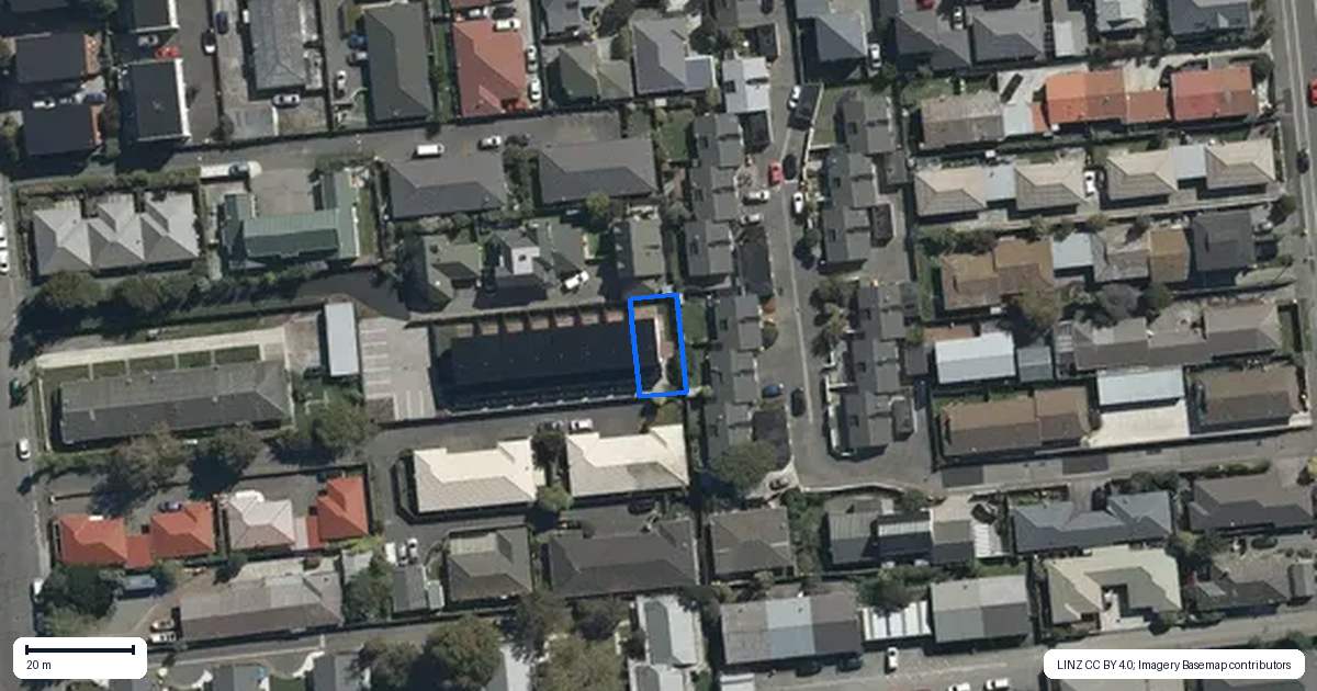 Property context map for 8/46B Division Street, Riccarton, Christchurch