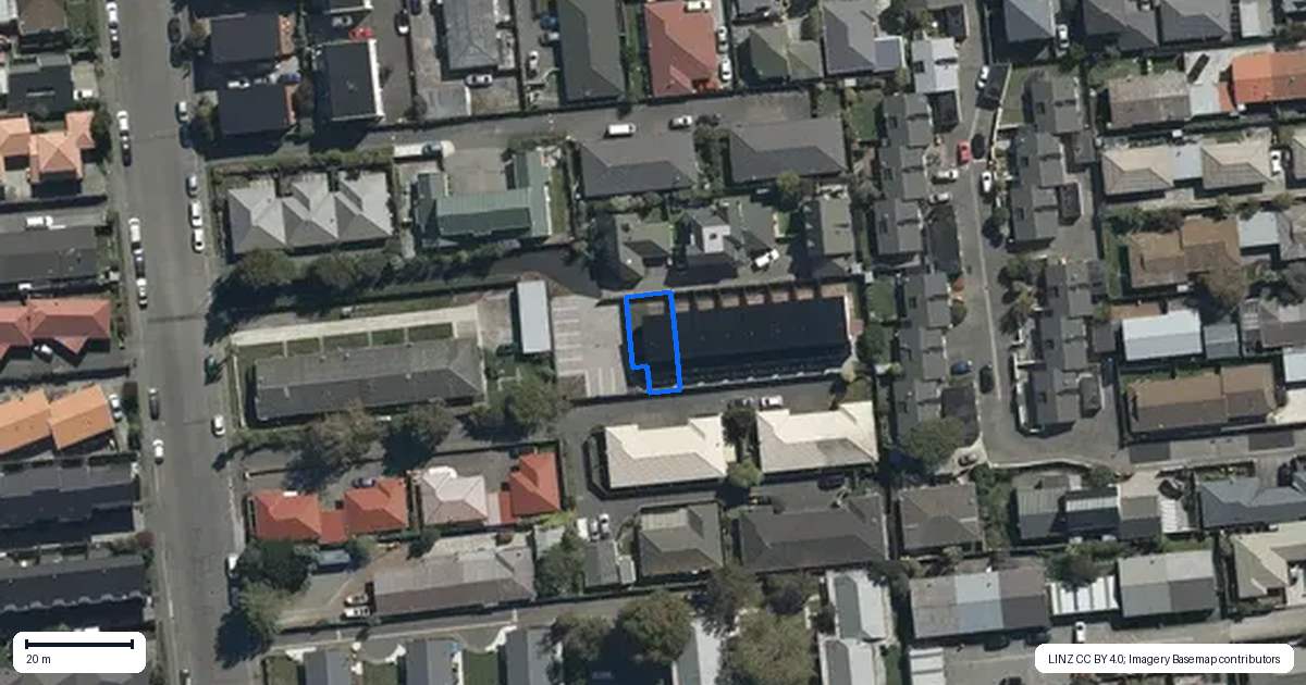 Property context map for 1/46B Division Street, Riccarton, Christchurch