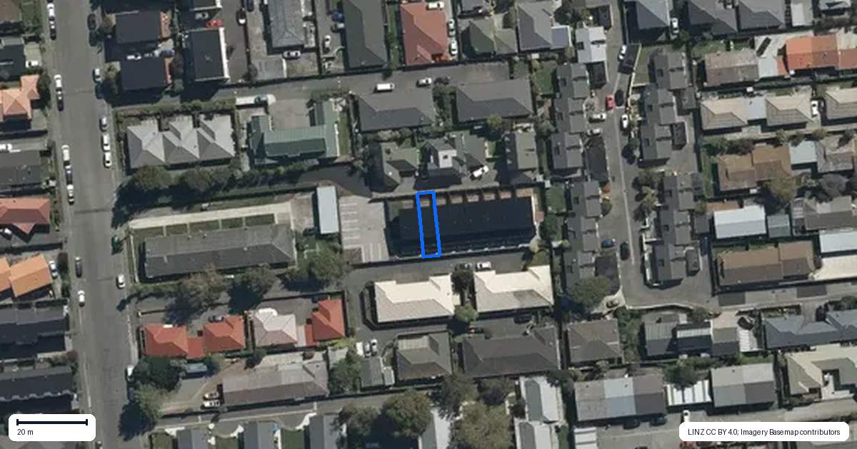 Property context map for 2/46B Division Street, Riccarton, Christchurch