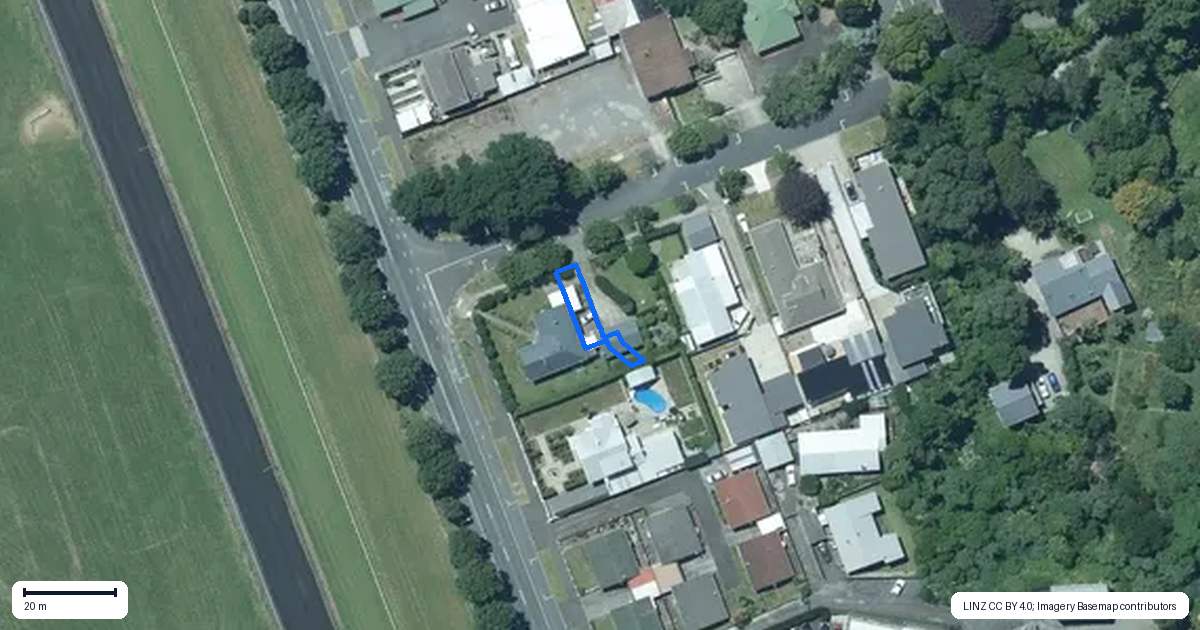Property context map for 1/4 Cracroft Street, Welbourn, New Plymouth