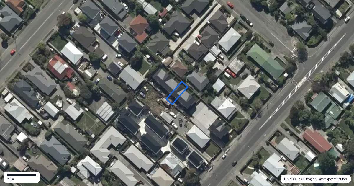 Property context map for 5/635 Worcester Street, Linwood, Christchurch