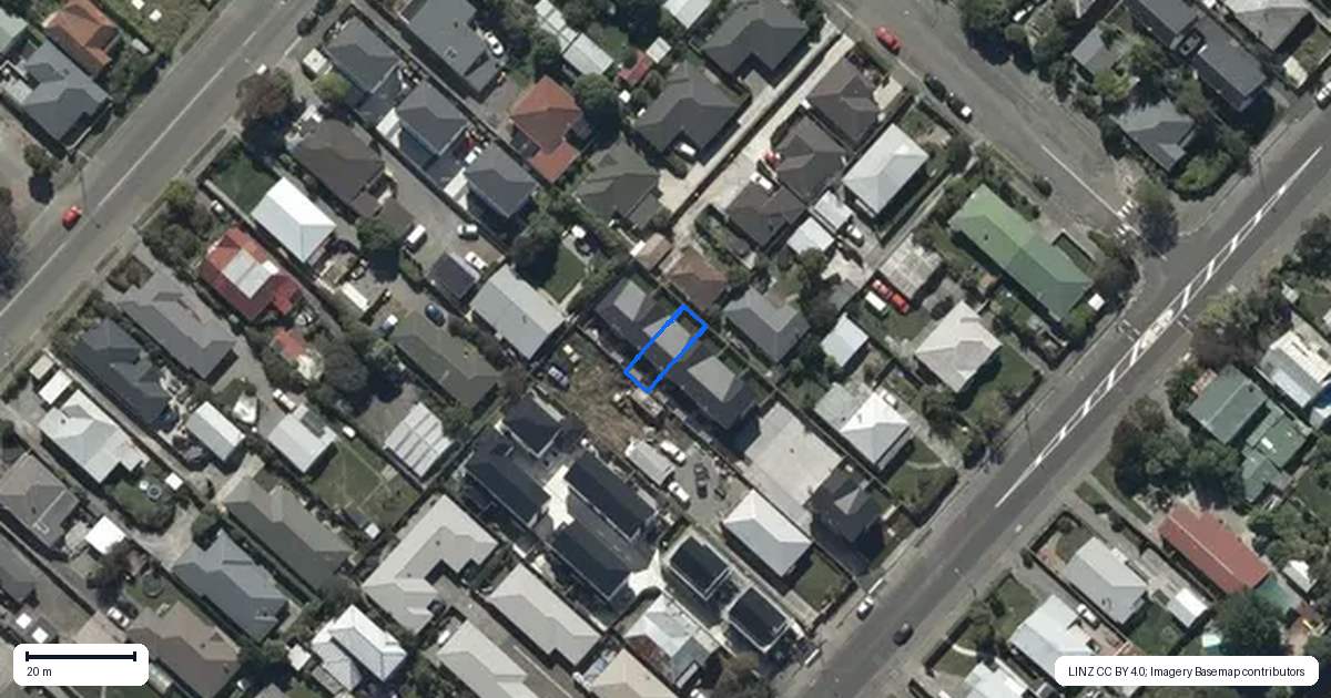 Property context map for 6/635 Worcester Street, Linwood, Christchurch