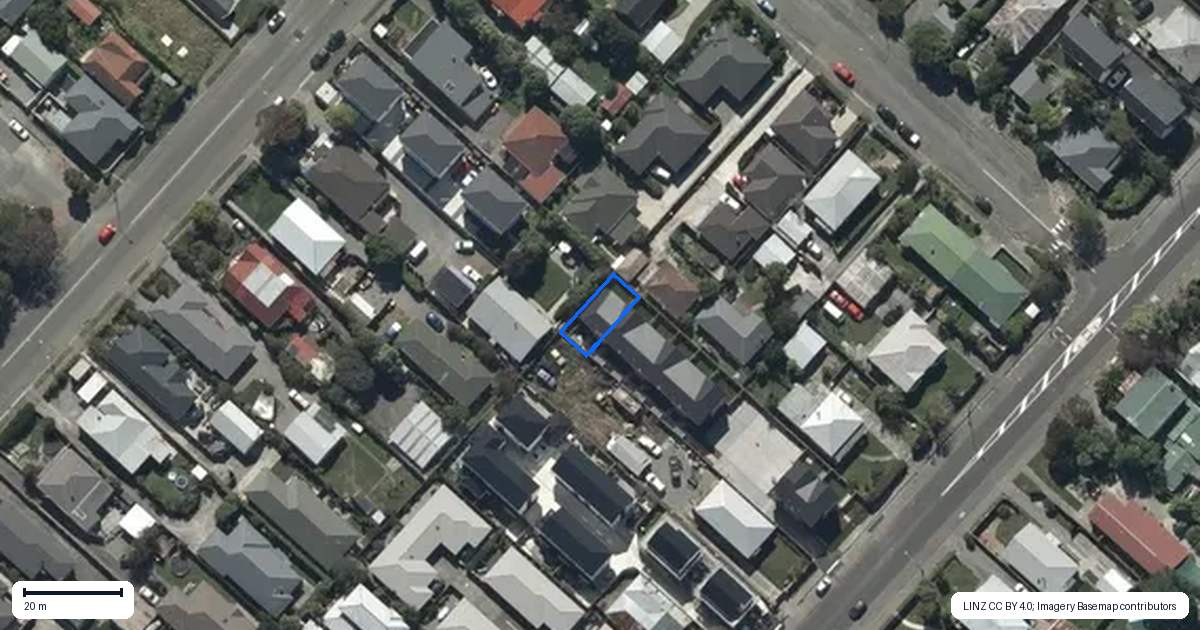 Property context map for 8/635 Worcester Street, Linwood, Christchurch