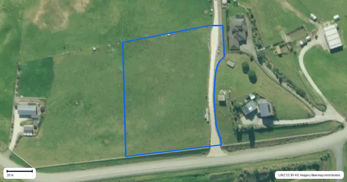 Property context map for 5 Wendys Lane, Mangawhai
