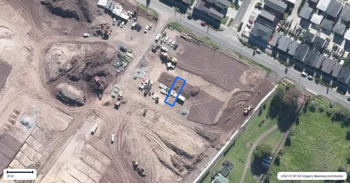 Property context map for 79 Wavecrest Lane, Hobsonville, Auckland