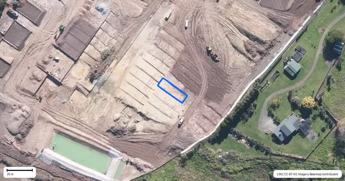 Property context map for 20 Tiller Street, Hobsonville, Auckland