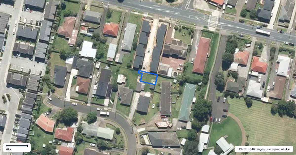 Property context map for 39E Alexander Avenue, Papatoetoe, Auckland