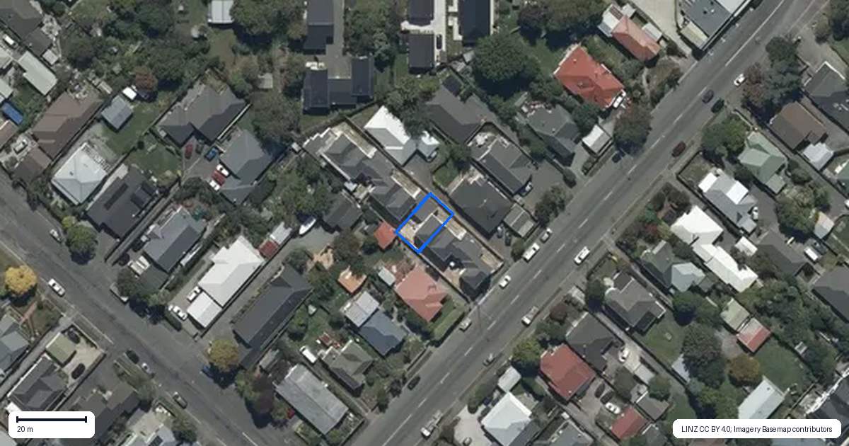 Property context map for 3/677 Gloucester Street, Linwood, Christchurch