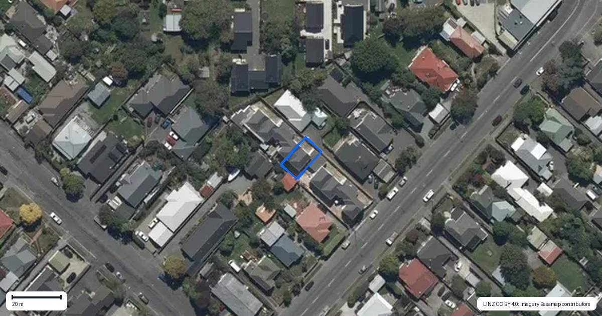 Property context map for 4/677 Gloucester Street, Linwood, Christchurch