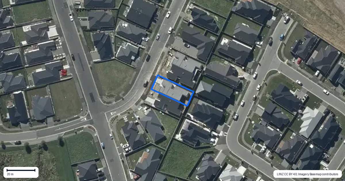 Property context map for 8 Mabel Crescent, Halswell, Christchurch