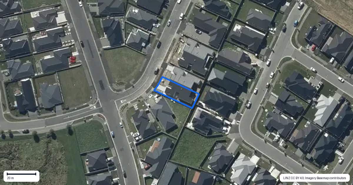 Property context map for 6 Mabel Crescent, Halswell, Christchurch