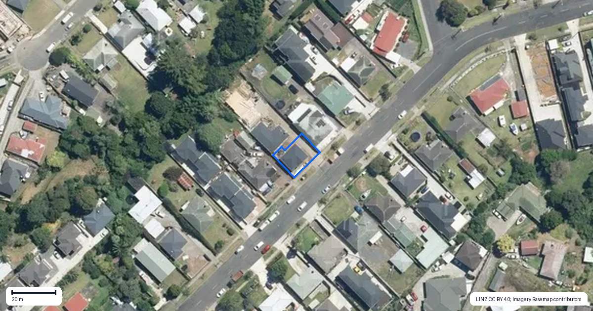 Property context map for 25A Landon Avenue, Mangere East, Auckland