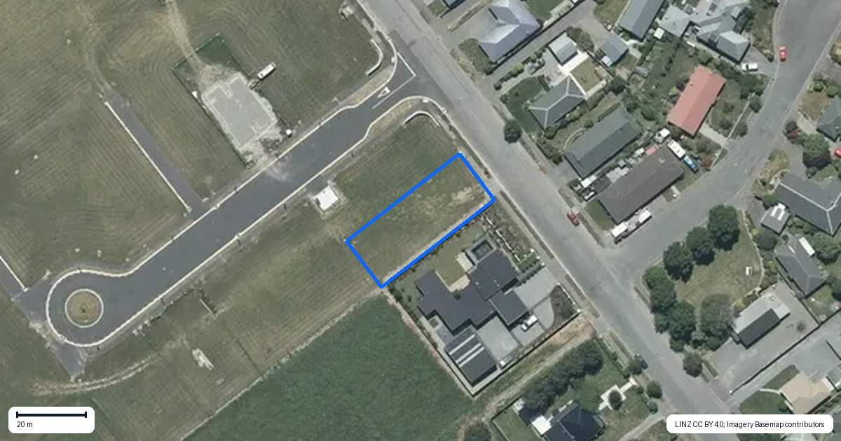 Property context map for 47 Nixon Street, Tinwald, Ashburton