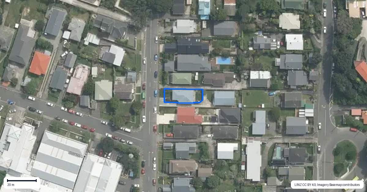 Property context map for 26B Weka Street, Miramar, Wellington
