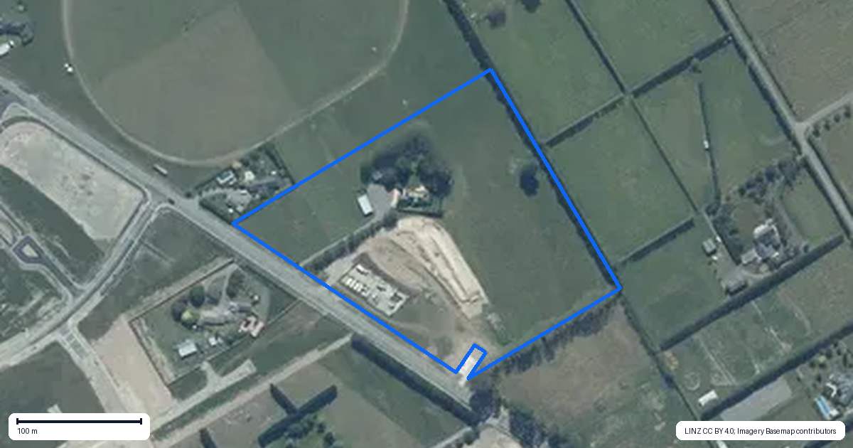 Property context map for 2 Durango Street, Rolleston