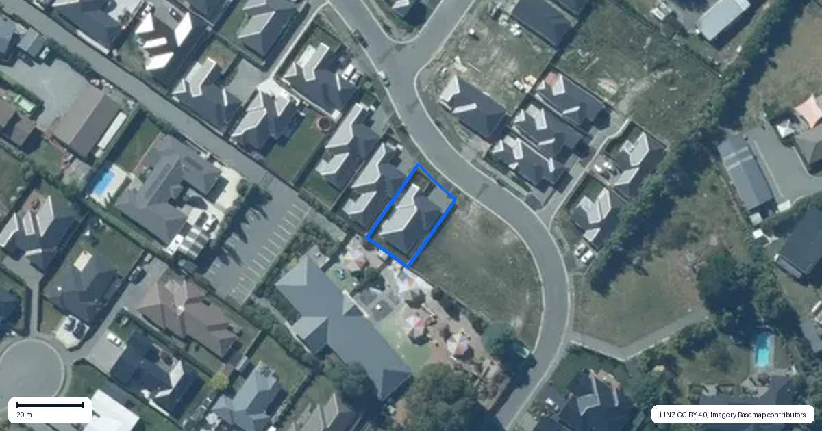 Property context map for 25A Russell Lilley Drive, Rolleston