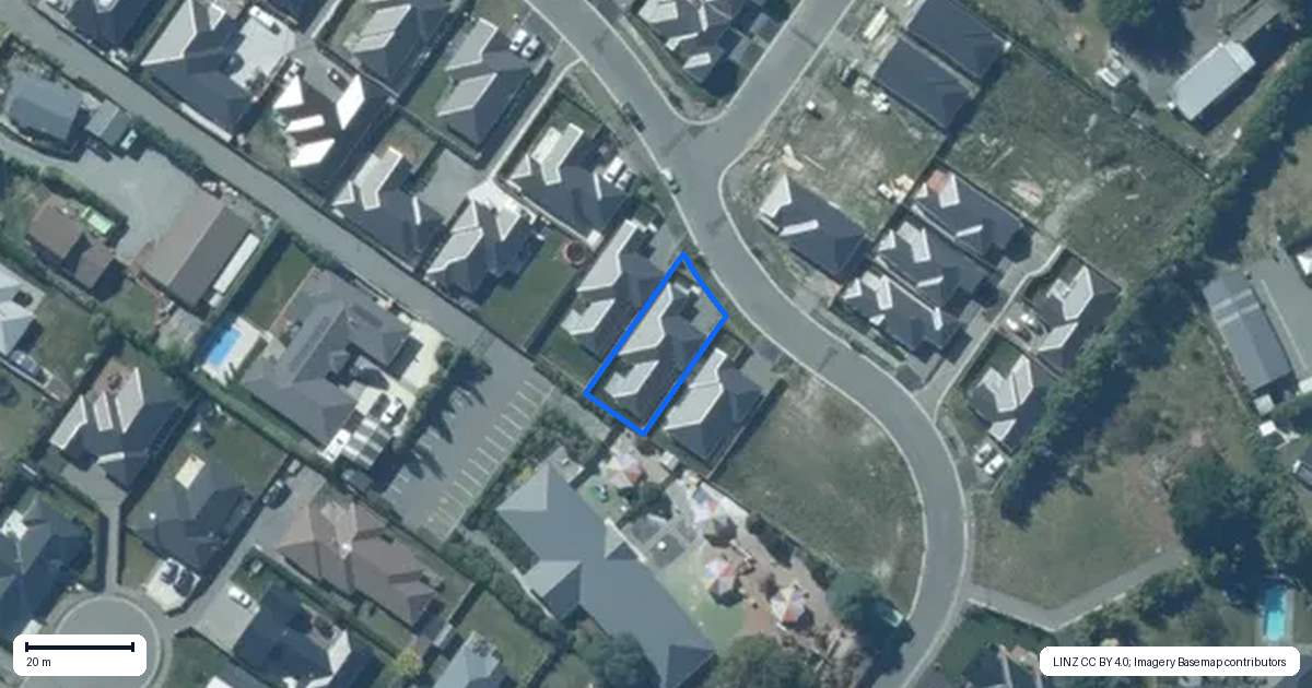 Property context map for 25B Russell Lilley Drive, Rolleston