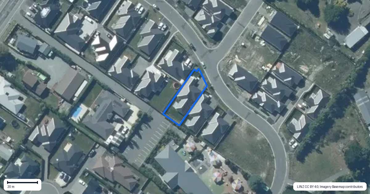 Property context map for 25C Russell Lilley Drive, Rolleston