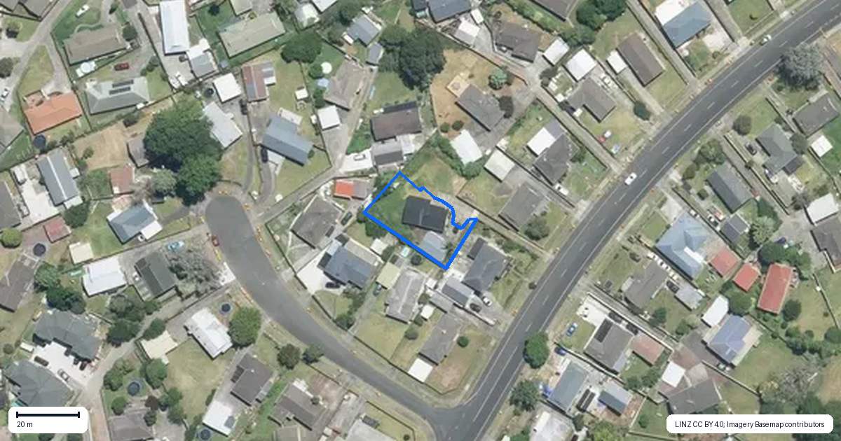Property context map for 38 Hyperion Drive, Randwick Park, Auckland