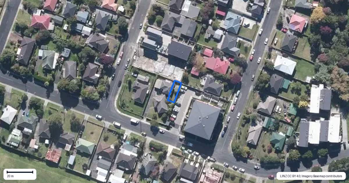 Property context map for 3/45 Smythe Road, Henderson, Auckland