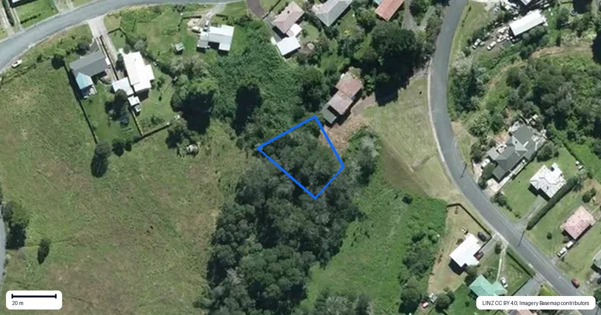 Property context map for 49B Albert Street, Kawakawa
