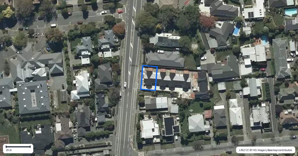 Property context map for 1/30 Clyde Road, Upper Riccarton, Christchurch