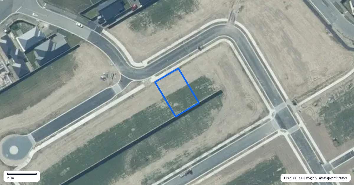 Property context map for 76 Lennon Drive, Rolleston