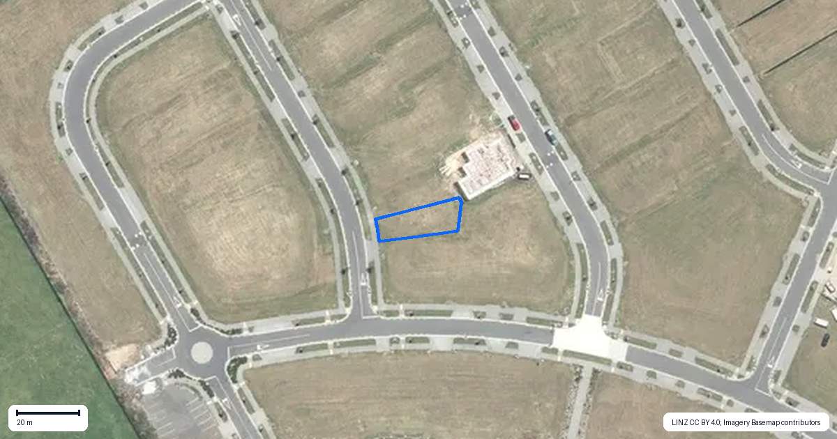 Property context map for 1 Hauhake Street, Karaka, Papakura