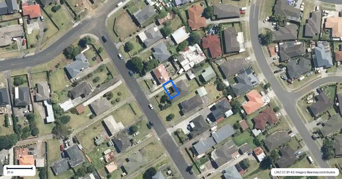 Property context map for 2/10 Richard Road, Mangere, Auckland