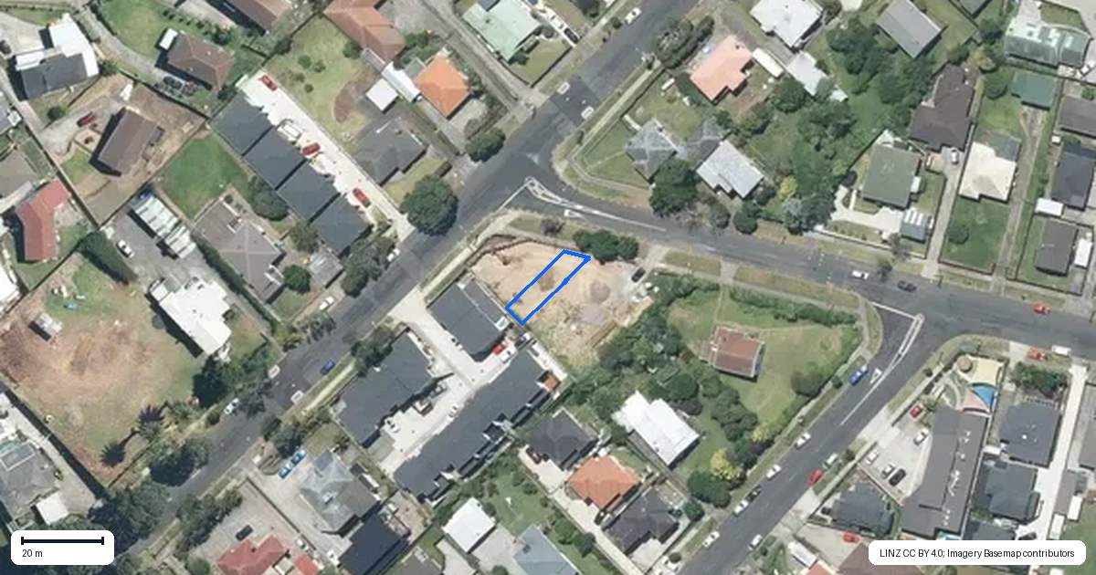 Property context map for 20D Hill Road, Papatoetoe, Auckland