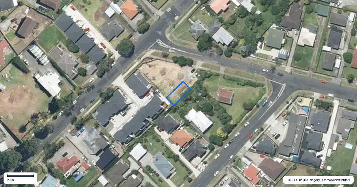 Property context map for 20A Hill Road, Papatoetoe, Auckland