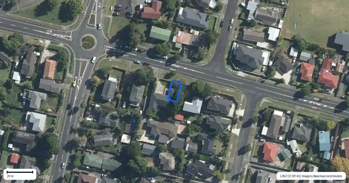 Property context map for 121A Gills Road, Bucklands Beach, Auckland