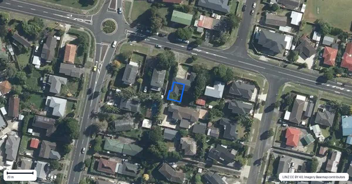 Property context map for 121D Gills Road, Bucklands Beach, Auckland