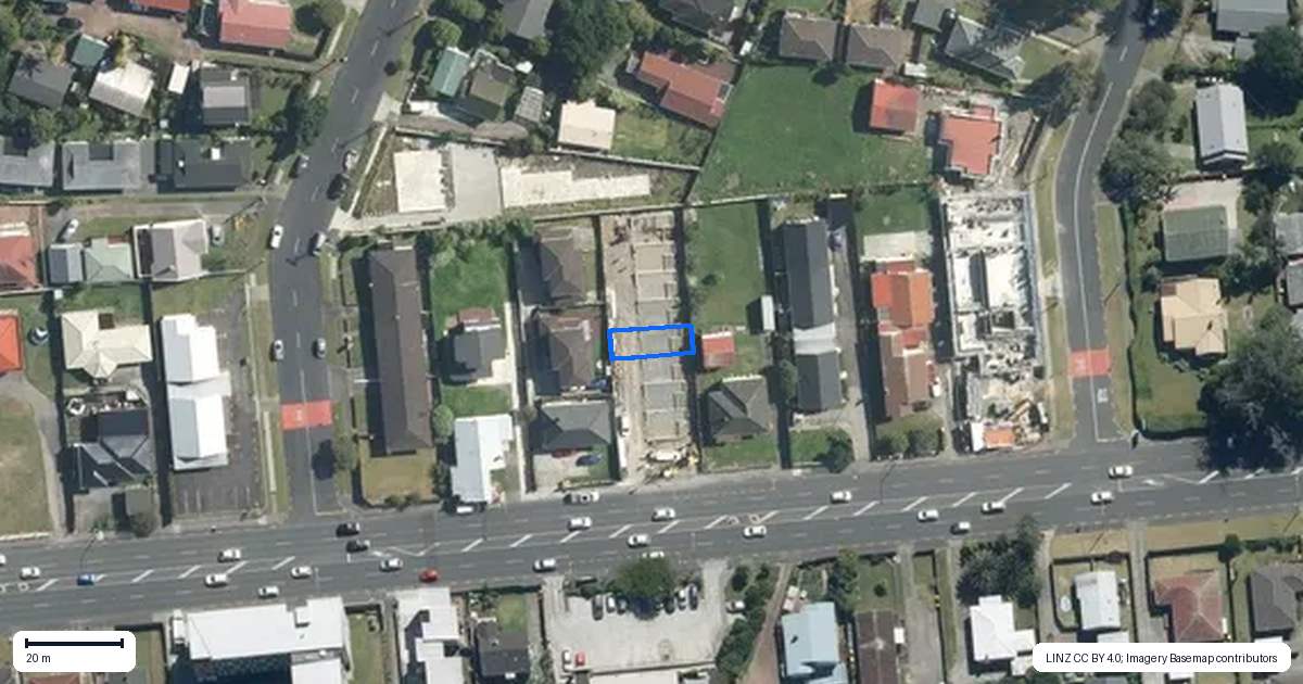 Property context map for 5/3153 Great North Road, New Lynn, Auckland