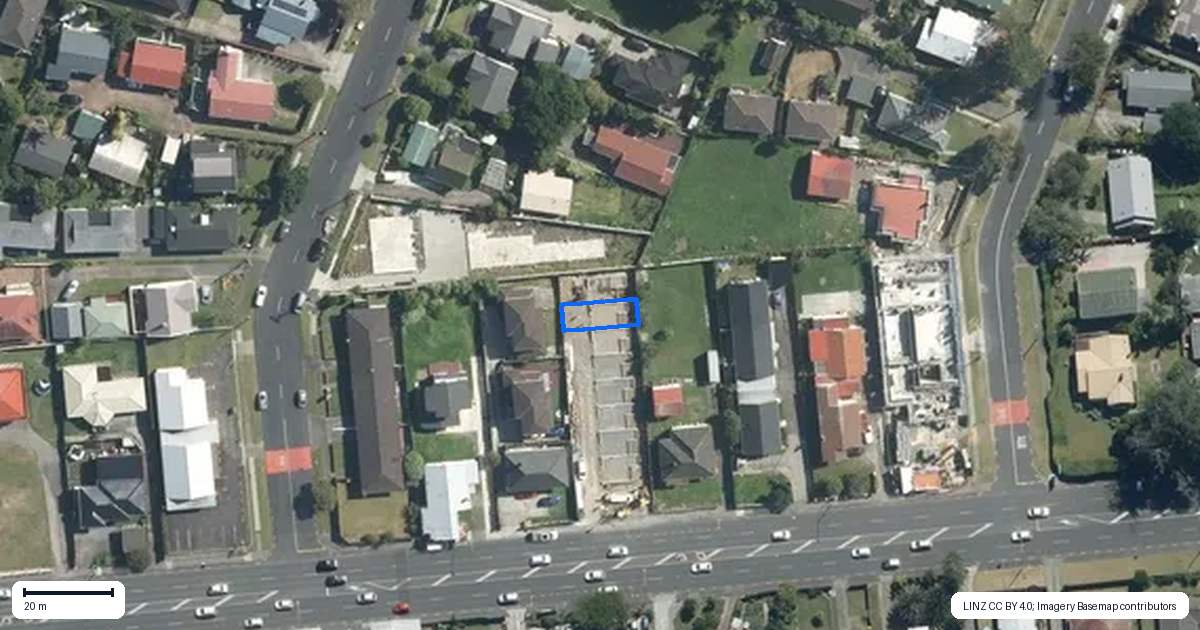 Property context map for 8/3153 Great North Road, New Lynn, Auckland
