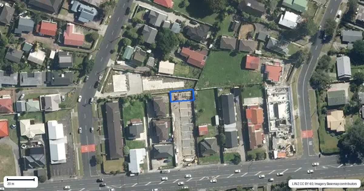 Property context map for 9/3153 Great North Road, New Lynn, Auckland