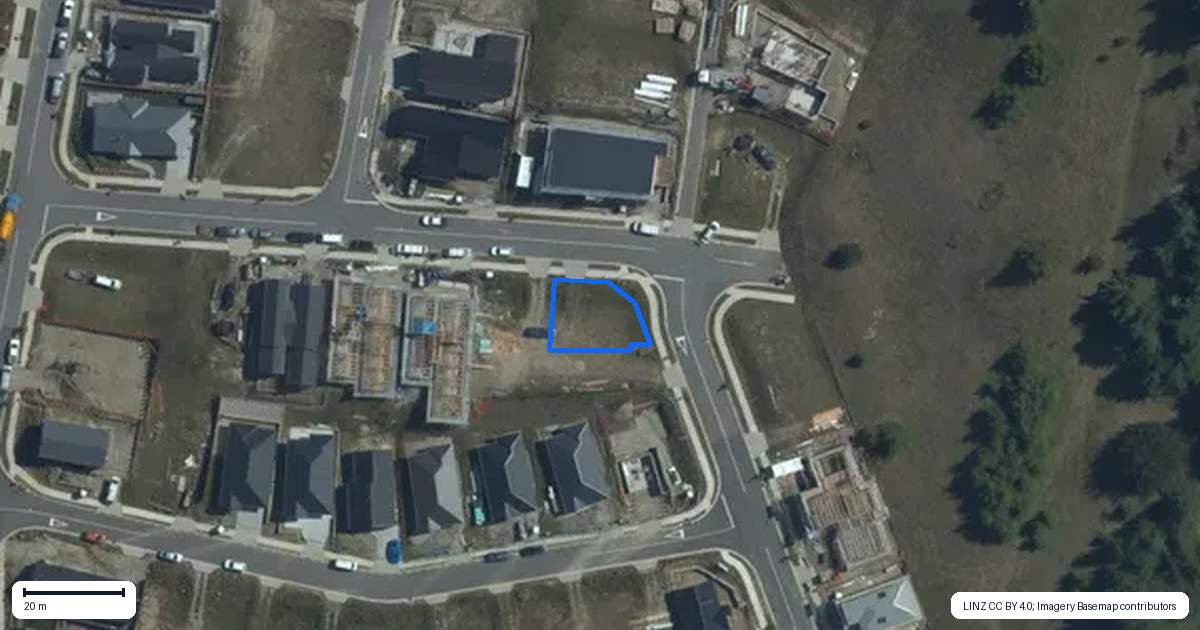 Property context map for 87 Mills Road, Wanaka