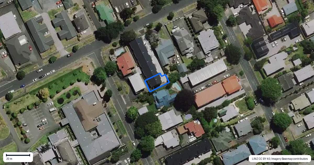 Property context map for 5/29 Palmerston Street, Hamilton Central, Hamilton