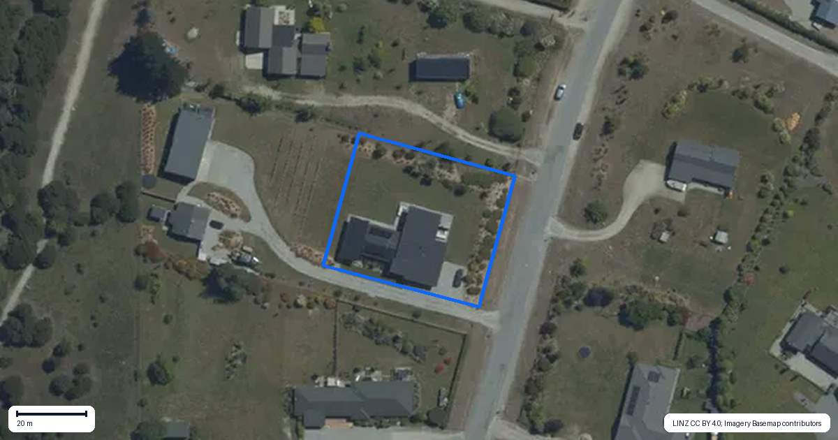 Property context map for 22A Old Racecourse Road, Albert Town, Wanaka