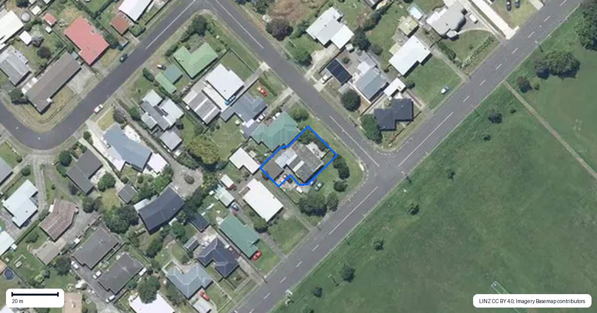 Property context map for 1 Devon Road, Springvale, Whanganui