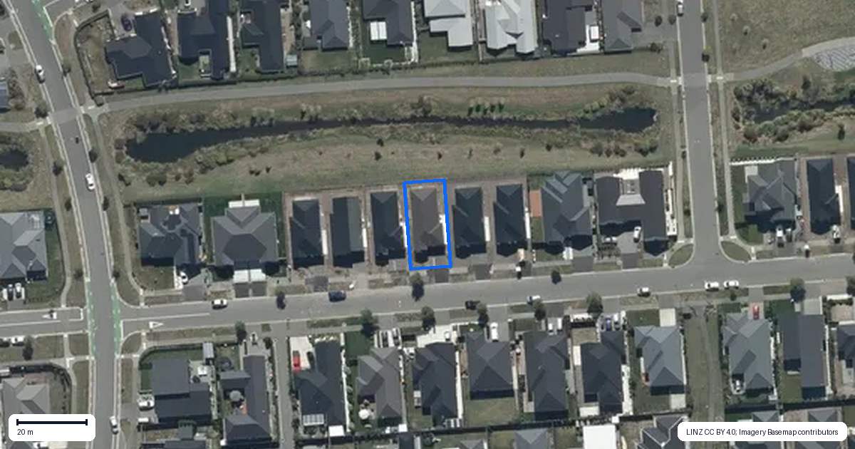 Property context map for 17 McKerrow Street, Marshland, Christchurch