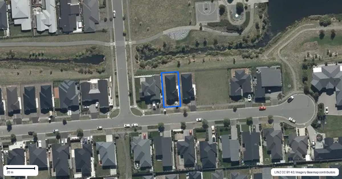 Property context map for 45 McKerrow Street, Marshland, Christchurch