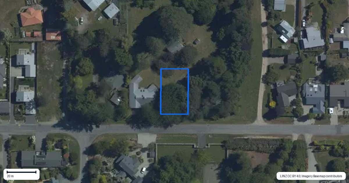Property context map for 37 Eely Point Road, Wanaka