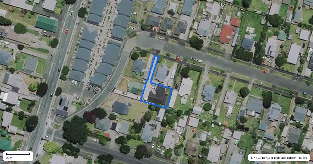 Property context map for 2B Kea Street, Frankton, Hamilton