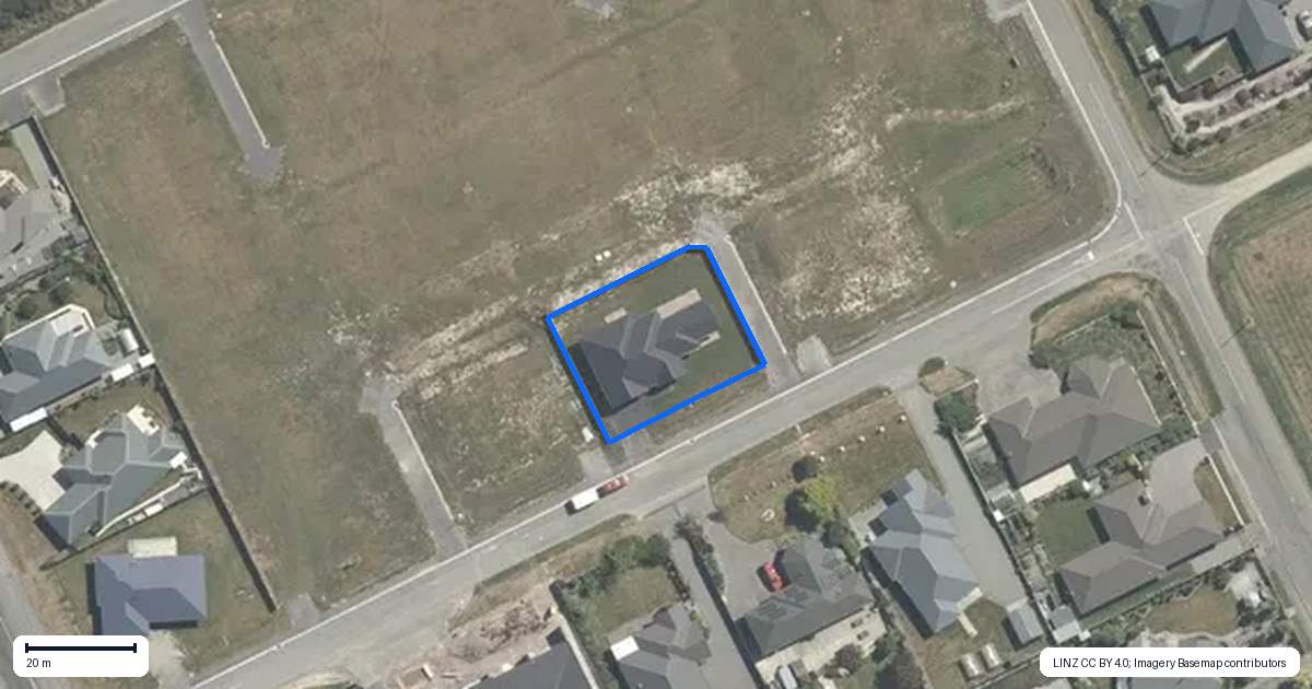 Property context map for 19 Carlisle Street, Waimate